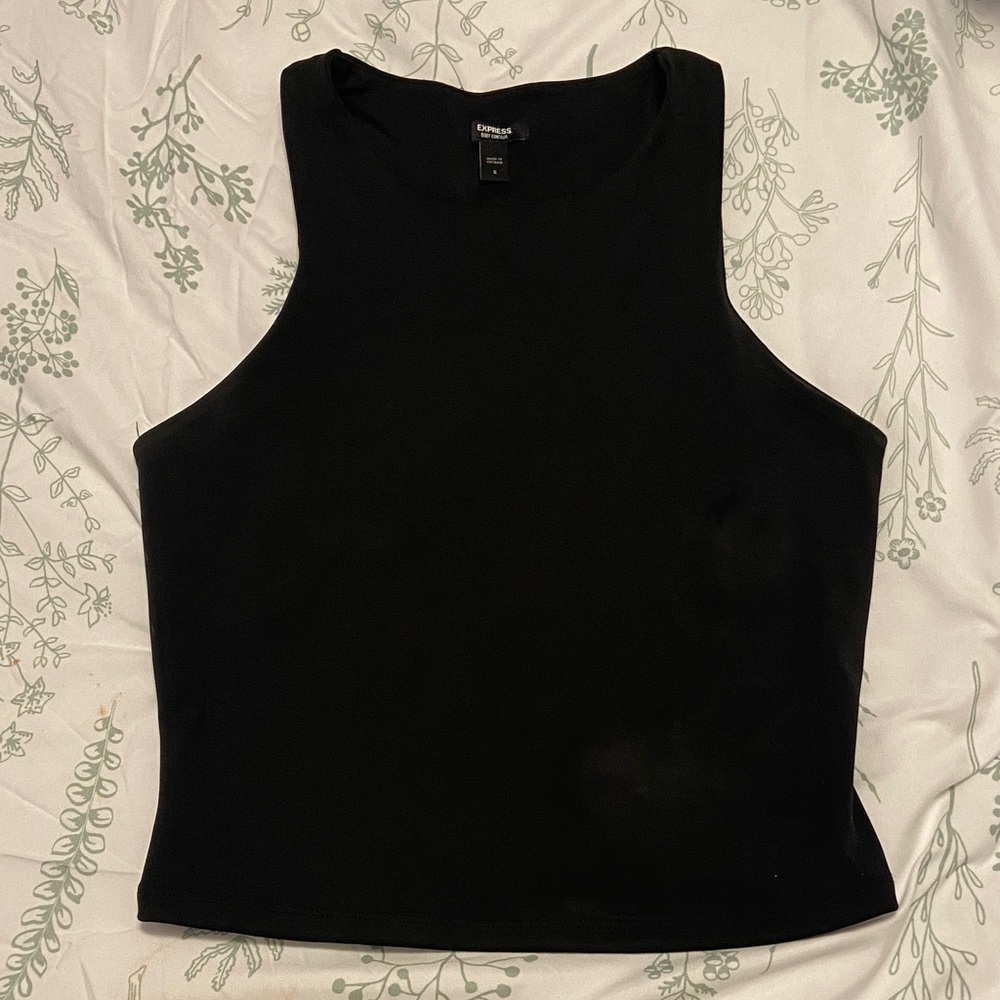 Express black body contour tank sz small